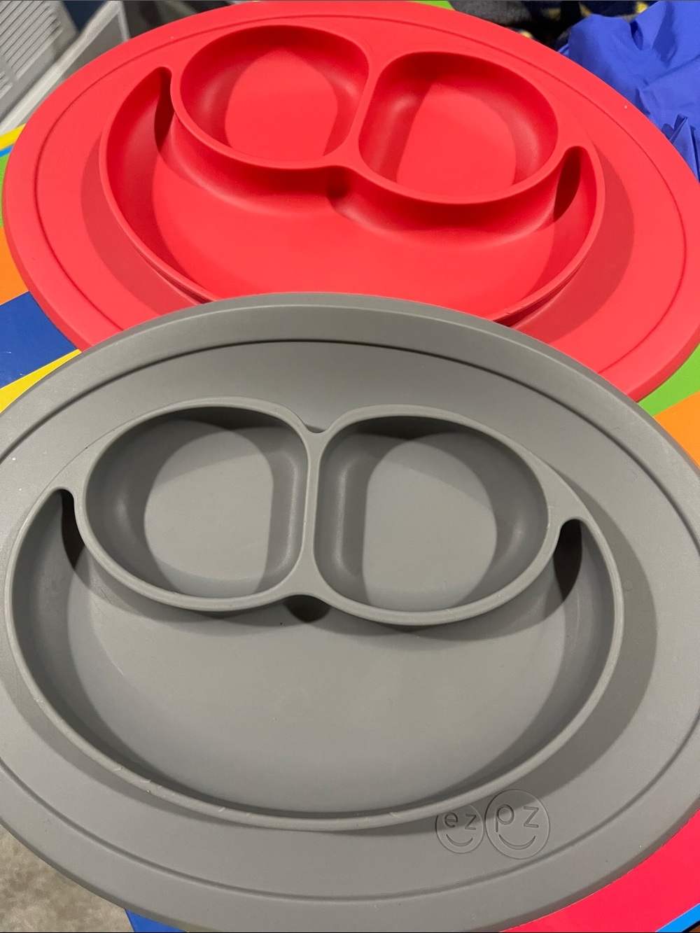 2 ezpz suction plates used condition